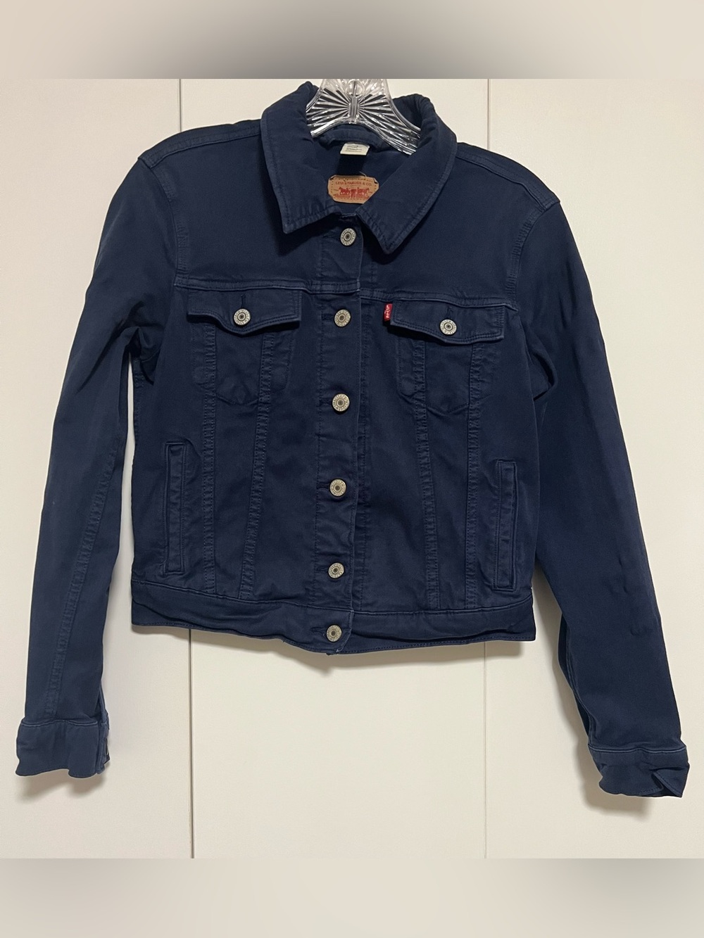Levi's Women's Dark Blue Denim Trucker Jacket